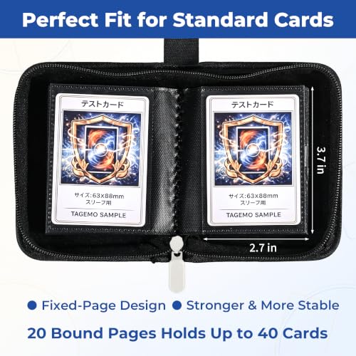 Mini Trading Card Binder Album, 1 Pocket Card Binder with 20 Double-Sided Pages 40 Pockets, Side Loading Small Card Binder for Trading Cards, Single Card Holder Book for Collectors and Kids - color: White, size: 1-Pocket