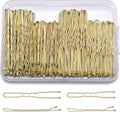 200 Pcs Bobby Pins U Shaped Hair Pins Kit for Women, Gold - color: Blonde