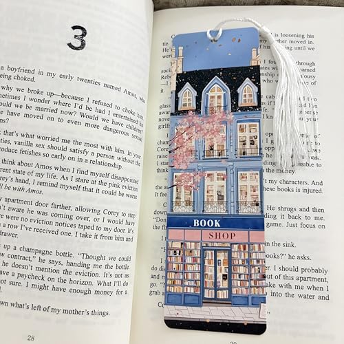10pcs Cute Bookmarks Set, Aesthetic Bookish Gifts for Women (Blue) - color: Blue