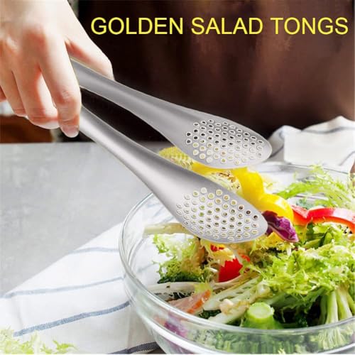 4 PCS Serving Tongs Silver Tongs 9 Inch Serving Utensils Stainless Steel Serving Tongs for Salad Buffet Appetizer Dessert Tong for Food Parties, IAX-4S1-56 - color: Silver, size: 9 Inch