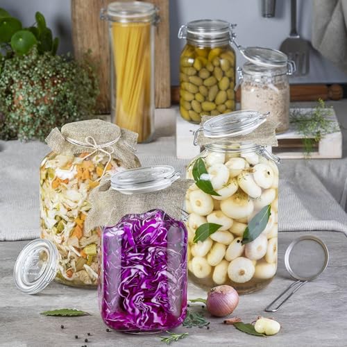 Bormioli Rocco Fido Clear Jar, 169 Oz. - color: Clear Top, size: 169 fl oz