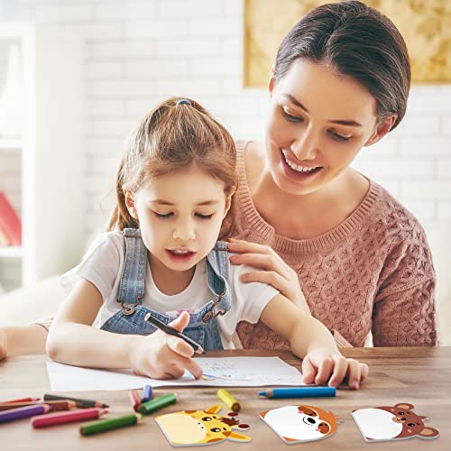 Yinder 24 Pad Cute Animal Sticky Notes Kawaii Animal Sticky Note Pad Bulk - color: Multicolor, size: Multi Animals