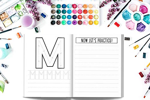 Learning to Trace: Children's Activity Book: Lines Shapes Letters Ages 3+