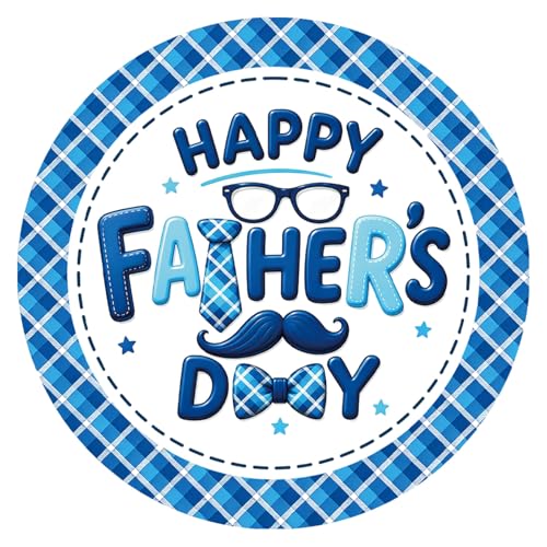 Father’s Day Stickers 60 Pcs, Happy Fathers Day Stickers for Gift Wrapping Cards Envelopes Treat Bags, Best Dad Ever Round Labels for Father’s Day Supplies Family Party Decorations - style: Father's Day
