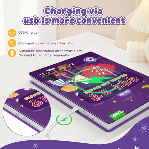 English Korean Bilingual Interactive Talking Sound Book Learning Toy Kid 2+ - color: Colours and Shapes-(en+kr)