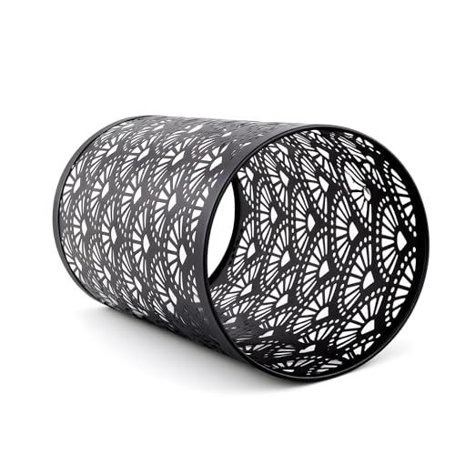 Professional Hookah Wind Cover - Metal Heat Management System & Wind Protector for Outdoor Shisha Use (Black Wind Cover) - size: Black Wind Cover