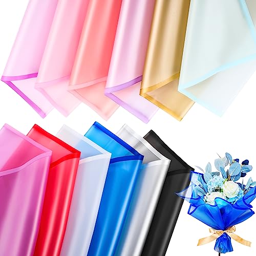 Ctosree 240Sheets Flower Wrapping Paper,Waterproof Korean Bouquet Wrap 23in - color: Multiple Colors