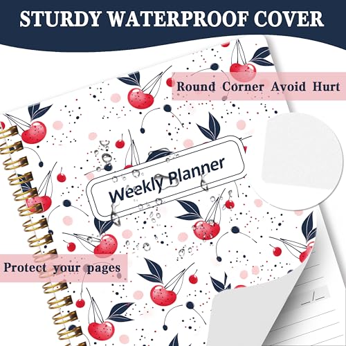 Undated Weekly Planner with To-Do List & Habit Tracker, 5.7" x 8" - color: White-01