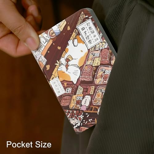KetA Cute Small Notebook for Women – Pocket Travel Journal, Small Cute Journal for Women, Mini Writing Journal, A6, - color: Feasts of the Four Seasons