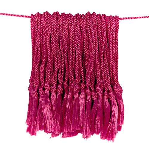 Tassel Depot 100 Floss Bookmark Tassels - Maroon - color: Maroon