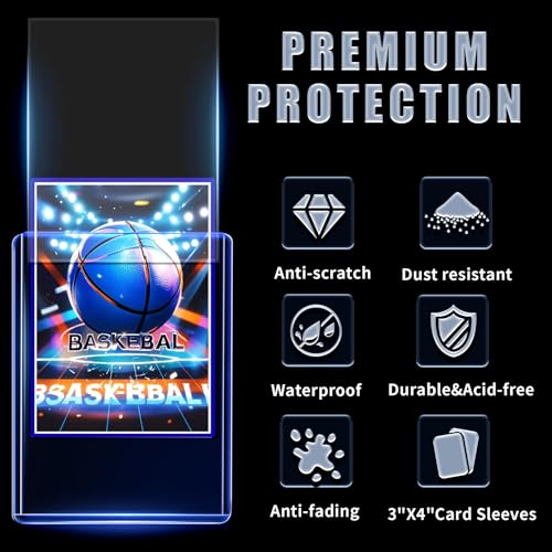 3"x4" Top Loaders,1000 Hard Toploaders + 1000 Penny Sleeves - size: 1000 Hard Sleeves+1000 Soft Sleeves