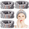 WILLBOND Spa Headband for Washing Face,Gray - color: Gray