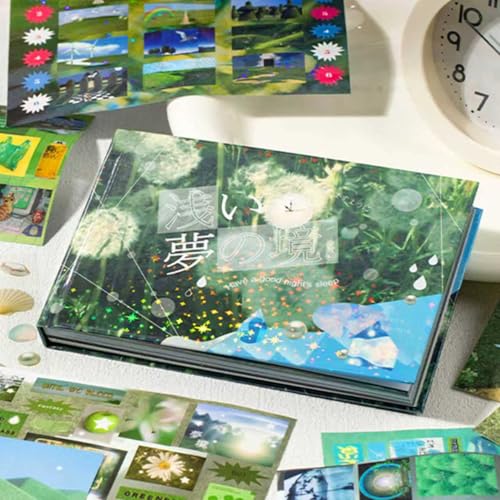 72 Sheets Dreamcore Aesthetic Sticker Book - color: Light Dreamscape
