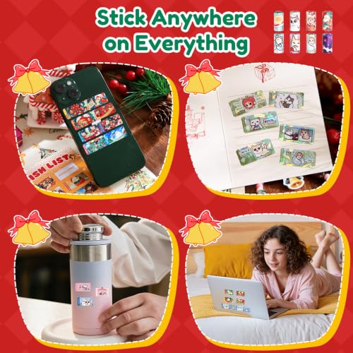 PET Tape Stickers for Junk Journal – Washi PET Tape Set (Sticker roll Bracelet) - style: Sticker roll Bracelet