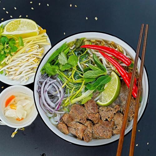 40 oz Large Soup Bowl, Pho Bowls, 7-Inch Rimmed Off-White Porcelain Bowls Set of 4 - size: 7 Inches Diameter, 40 Fluid Ounces Capacity