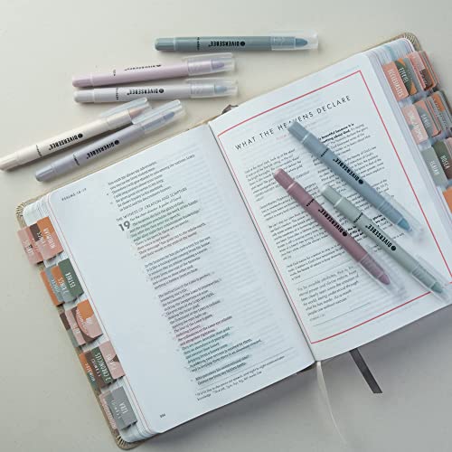 DIVERSEBEE Bible Highlighters and Pens No Bleed (Dusty) - color: Dusty