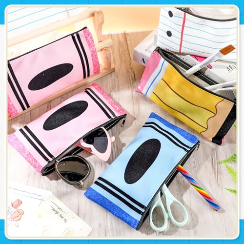 24 Pcs Back to School Gifts Cute Pencil Case Pouch, Lovely Style - style: Lovely Style