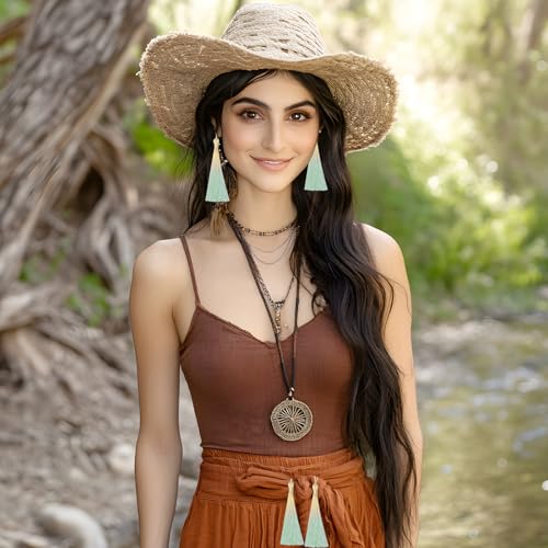 50Pcs 5 Inch Bulk Bookmark Tassel Kit for Graduation, Keychain(Beige Green) - color: Beige&green