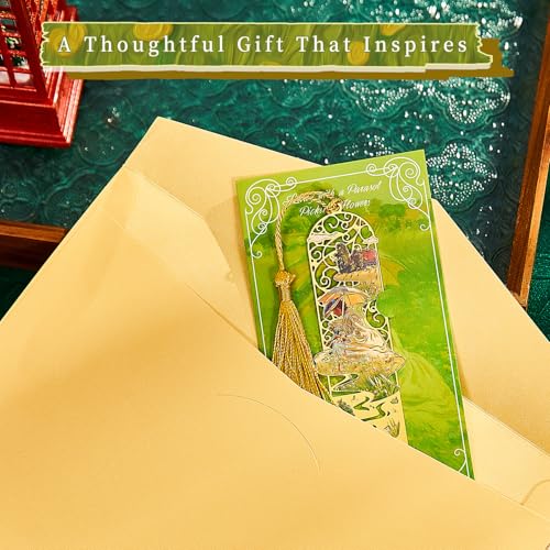 5 PCS Metal Bookmark with Tassel, Monet Book Marks for Reading Women & Men, Book Lovers Gift - style: Monet Oil-Painting
