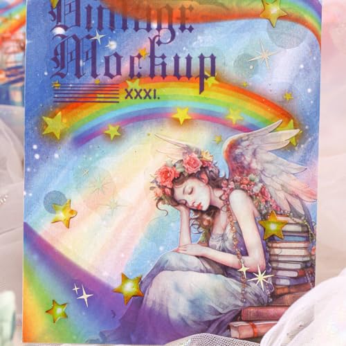 96 Pcs Rainbow Stickers for Scrapbooking and Journaling - color: Rainbow