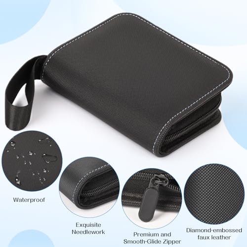 1 Pocket Card Binder – Collectible Trading Card Album, Single Card Holder with 20 Pages, Holds 40 Cards, Side-Loading Mini Binder for TCG, MTG, Sports, Baseball, Football, Small Sports Card Book - color: Black