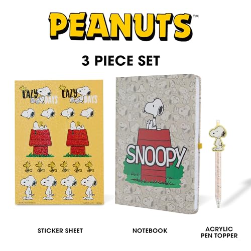 Peanuts Kids Stationary Set for Girls and Boys, Journal Kit with Pen - color: Peanuts