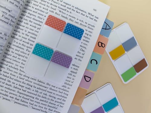 ELII 900 PCS 1 Inch Book Tabs Sticky Index Tabs,Writable Repositionable - color: Pastel