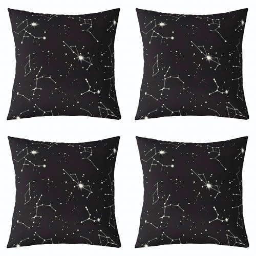 Feelyou Outer Space Constellation Throw Pillow Cover 1 Piece 24"x24" - color: Multi 06, size: 24" x 24" (Pack of 1)