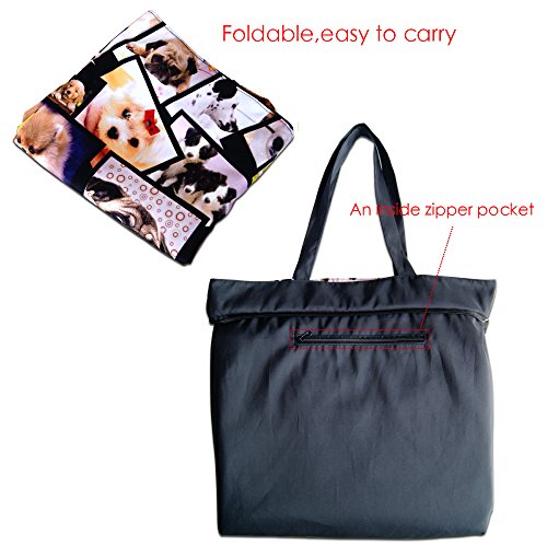Beach Tote Bags Travel Shopping Bag With Zippered for Women - color: Sb-2200
