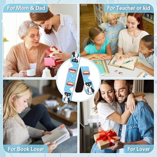 50 Pcs Magnetic Bookmarks for Kids, Cat and Dog Bookmarks - color: Cat and Dog Style