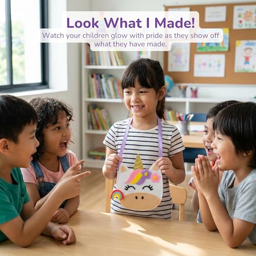 Craftorama Sewing Kit for Kids, Fun and Educational Accessories Craft Set for Girls Age 7-12, Sew Your Own Felt Accessories Craft Kit for Beginners - color: Accessories