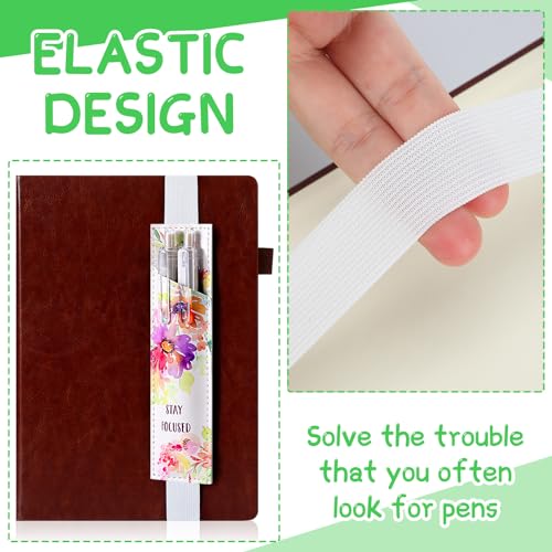 Crtiin 4 Pieces Back to School Pen Holder, Bible Floral - style: Bible Floral