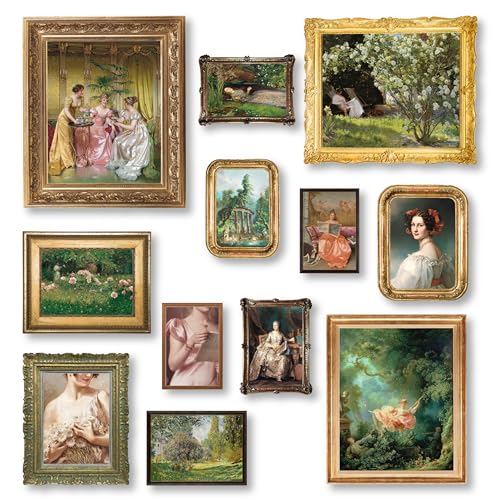 97 Decor Vintage Victorian Wall Art, 12 Pc Coquette Prints, Unframed - color: Baroque Victorian Gx8x10, size: unframed