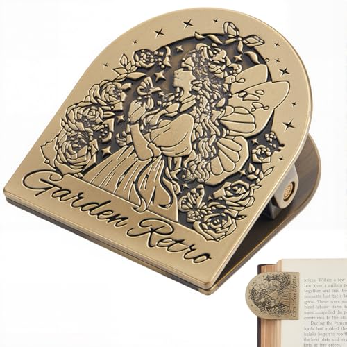 CRASPIRE Angel Fairy Journal Metal Clip Vintage Travelers Notebook Book Bill Binder Clips Holder Alloy Antique Bronze Decorative Travelers for TN Travelers Art Reading Decoration Accessories - style: Angel Fairy