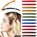 12pcs Hair Barrettes Set for Women and Girls, Hair Clips for Thick Thin Fine Hair, Non-metal Hair Accessories, Non-Slip Grip Handmade Snap Hairpin, BPA Free - color: SN1