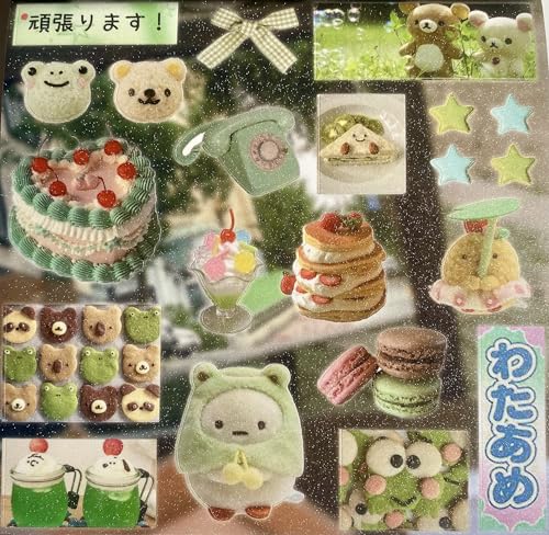 TIAMECH Food Fun Restaurant Japanese Stickers Book - color: Food Fun Restaurant