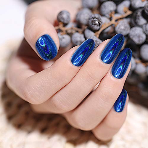 Artdone 36 Jars Chrome Nail Powder Nail Art Fimo Decoration Metallic Mirror Effect Holographic Aurora Chameleon Pigment Powder 1g/Jar Pearl for Resin Craft & Nail Art - color: 36 Jars Multicolor