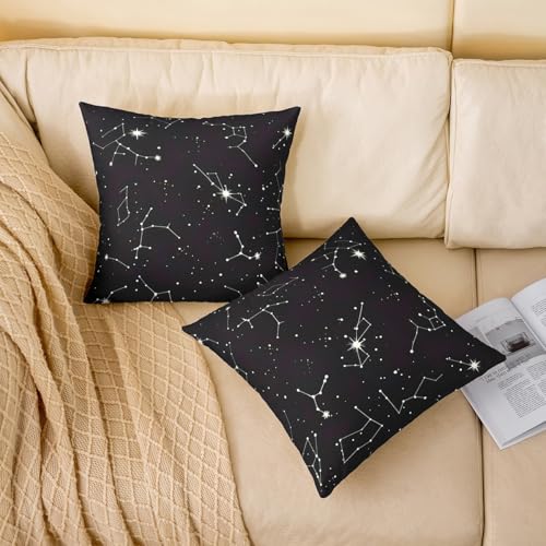 Feelyou Outer Space Constellation Throw Pillow Cover 1 Piece 22"x22" - color: Multi 06, size: 22" x 22" (Pack of 1)