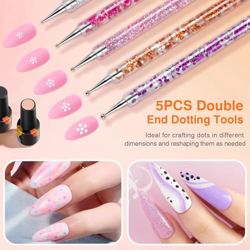 Nail Art Brushes, 31 Pcs Nail Art Design Tools Kit - color: 31PCS Nail Art Brushes