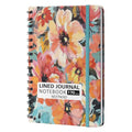 Nextnoid A5 Lined Spiral Notebook - 170 Pages, College Ruled, Pastel Bloom - color: o-Pastel Bloom