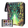 400 Pockets YGO Card Binder, Portable Waterproof PU Storage Album,D486 - color: YGO-400