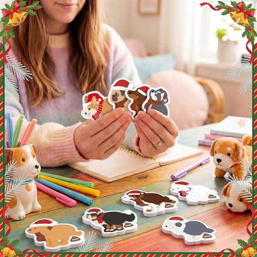Yinder 24 Pads Dog Poop Sticky Notes Funny Christmas Party Gift - color: Multicolor, size: Dog Poop