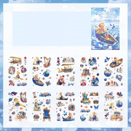 TIAMECH Galactic Sleepwalking Prince Ripples Stickers Book - color: Galactic Sleepwalking