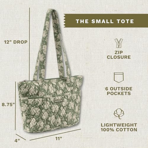 Bella Taylor Small Tote, Quilted Shoulder Bag for Women - color: Heirloom Rose