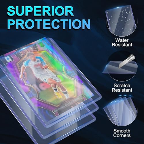 400 Card Sleeves Hard Plastic, 3"X4" Card Protectors, Baseball Card Sleeves - size: 200 Hard+200 Soft Sleeves