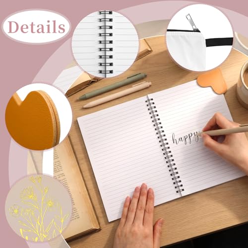 9 Pcs Book Lovers Gift for Women Bookworm Work School Office Gifts,Brown - color: Brown