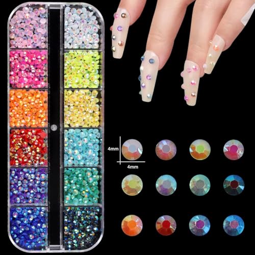 CUBLIVE Nail Charms Art Kit with 30 Sheets Gold Nail Stickers and 6 Boxes of Nails Gems with Manicure Art Tools for 3D Nails Supplies DIY Charms and Rhinestones