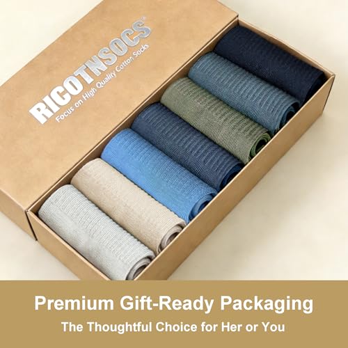 Women's Cotton Quarter Crew Socks - color: 29 Multicolor - 7 Pairs