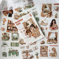 Reading Stickers for Scrapbooking, People Journal Stickers for Scrapbook - color: Reading Time