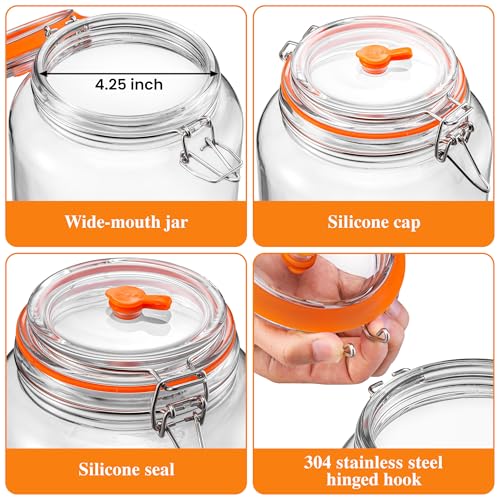 1 Gal Fermentation Kit, Jars, Weights & Airlocks, 2 Pack - size: 1 Gallon